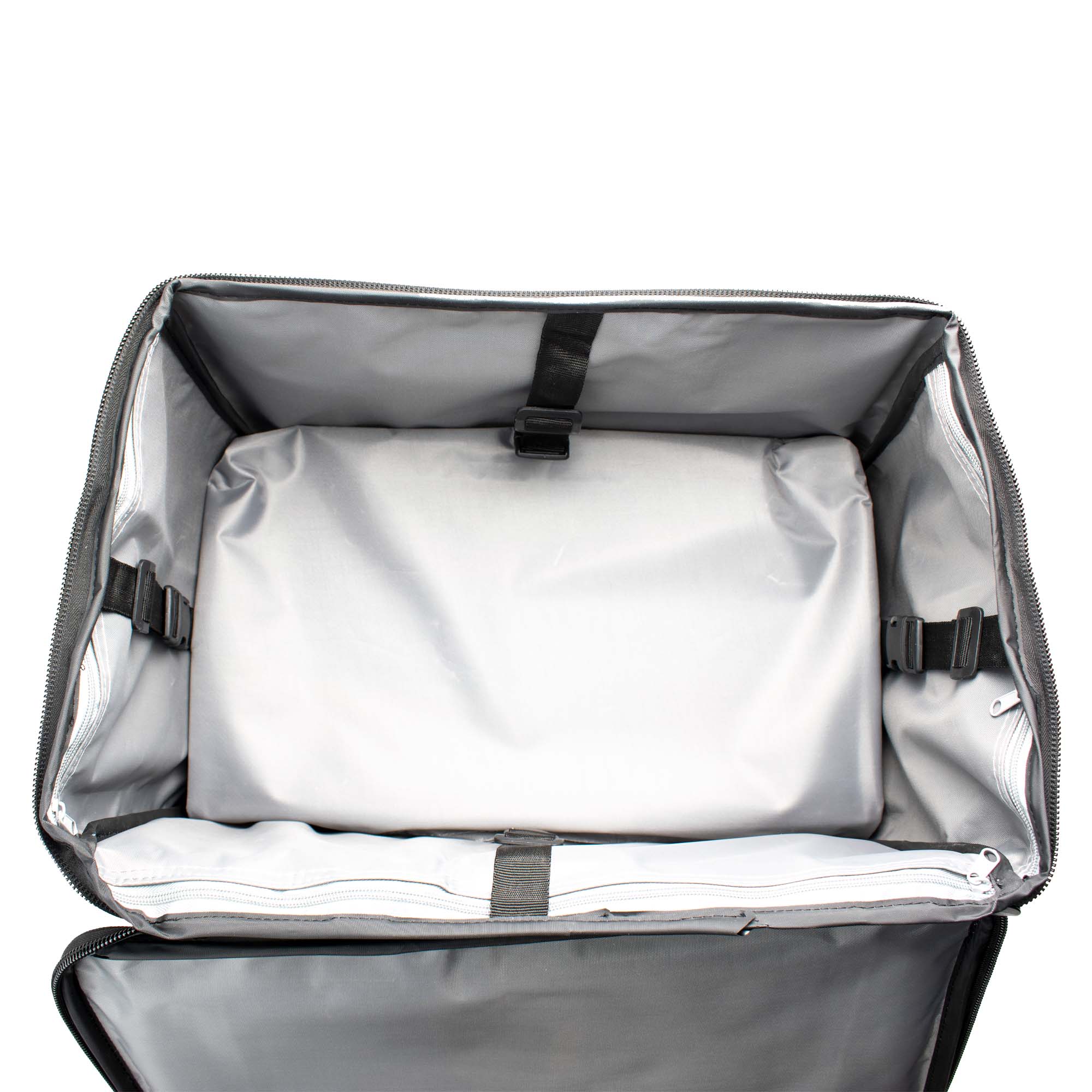 Foto 6 pulgar | Mochila Térmica Expandible de Reparto Genérico color Negro Capacidad de 89 l Impermeable