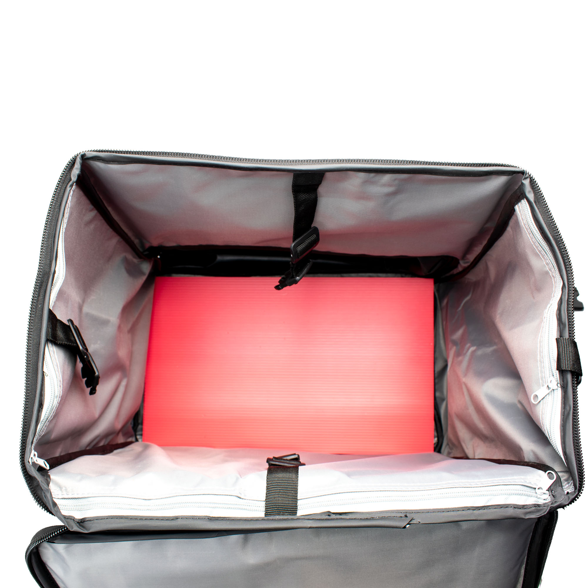 Foto 7 pulgar | Mochila Térmica Expandible de Reparto Genérico color Negro Capacidad de 89 l Impermeable
