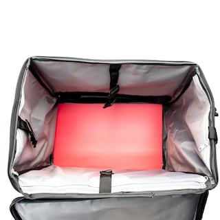 Foto 6 | Mochila Térmica Expandible de Reparto Genérico color Negro Capacidad de 89 l Impermeable