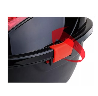 Foto 3 | Caja Porta Equipaje Moto Y Motonetas Reflejante 28 Litros Negro Líneas Roja