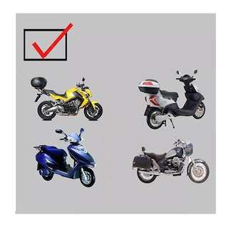 Foto 4 | Caja Porta Equipaje Moto Y Motonetas Reflejante 28 Litros Negro Líneas Roja