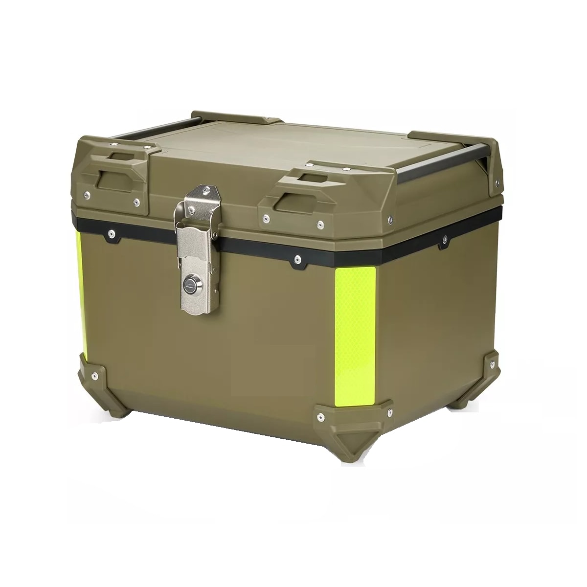 Baul Trasero Caja Moto Abs Respaldo Acojinado Eo Safe Imports Esi-15478 Verde $2,619