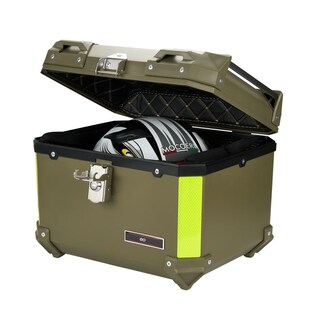 Foto 1 | Baul Trasero Caja Moto Abs Respaldo Acojinado 45l Eo Safe Imports Esi-18976 Verde