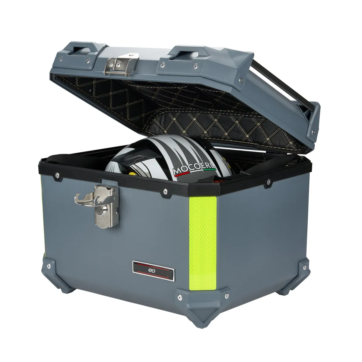 Foto 1 | Baul Trasero Para Moto Abs De 45l Respaldo Acojinado Eo Safe Imports Esi-18975  Gris