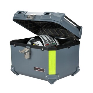 Foto 1 | Baul Trasero Para Moto Abs De 45l Respaldo Acojinado Eo Safe Imports Esi-18975 Gris