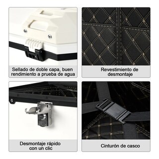 Foto 3 | Baul Trasero Caja Moto Abs O 45l Eo Safe Imports Esi-18974 Blanco