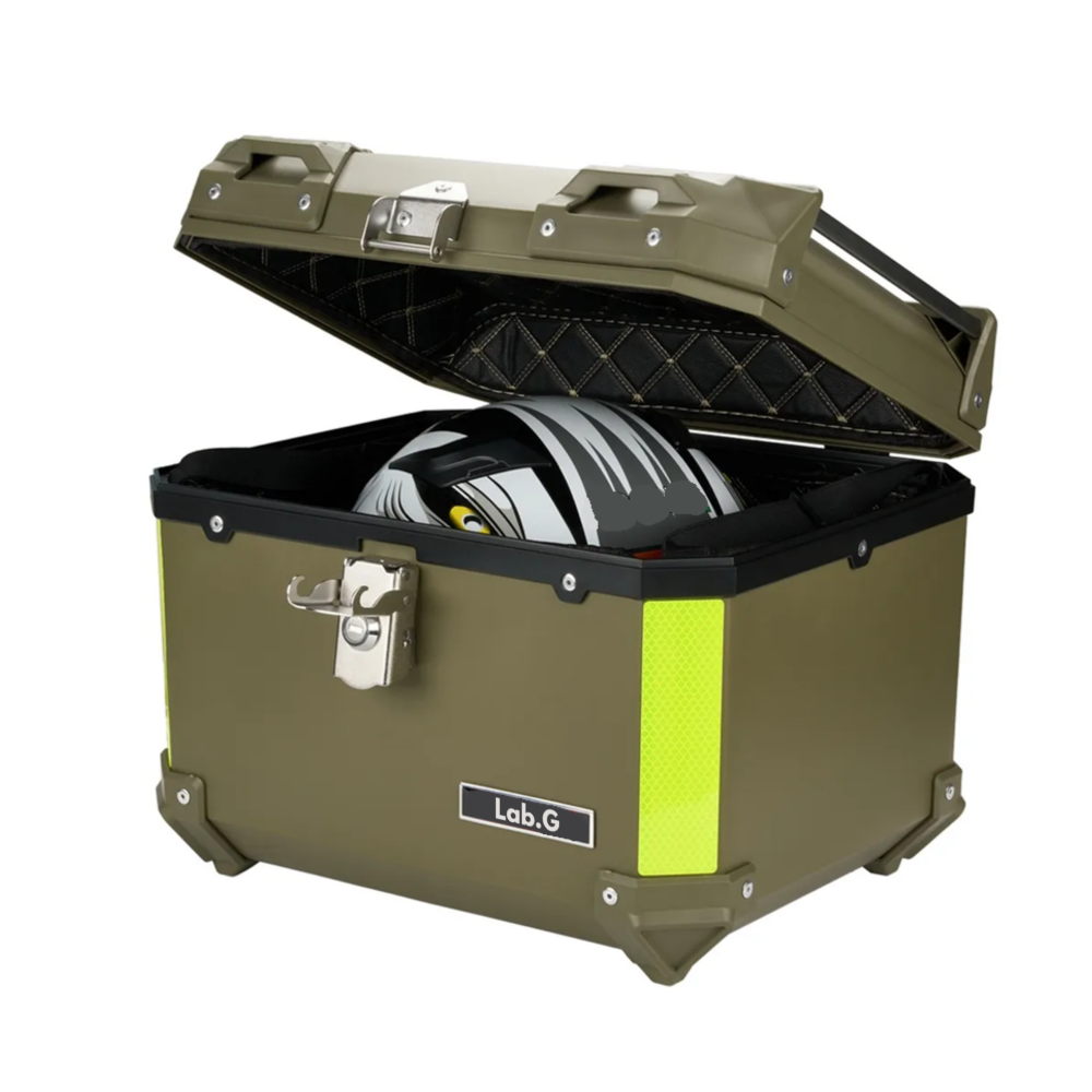 Foto 1 | Baúl Trasero Lab.g Caja Moto Abs Respaldo Acojinado 45l 1cascos Navy Green