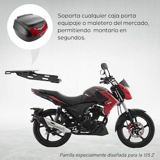 Foto 3 | Parrilla para Motocicleta Match de Placa 125z color Negro