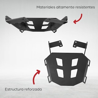 Foto 4 | Parrilla para Motocicleta Match de Placa 125z color Negro