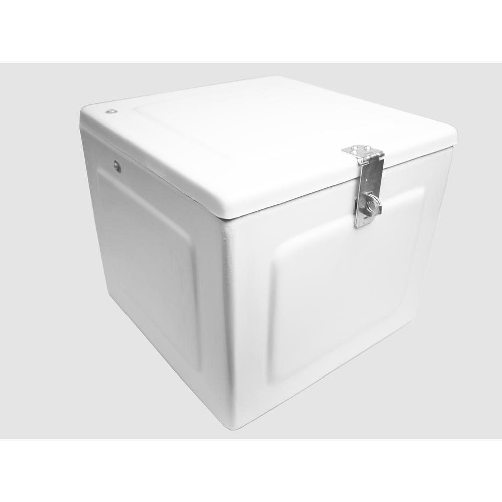 Caja para Motocicleta de Fibra de Vidrio 50l Esta-02 Blanca