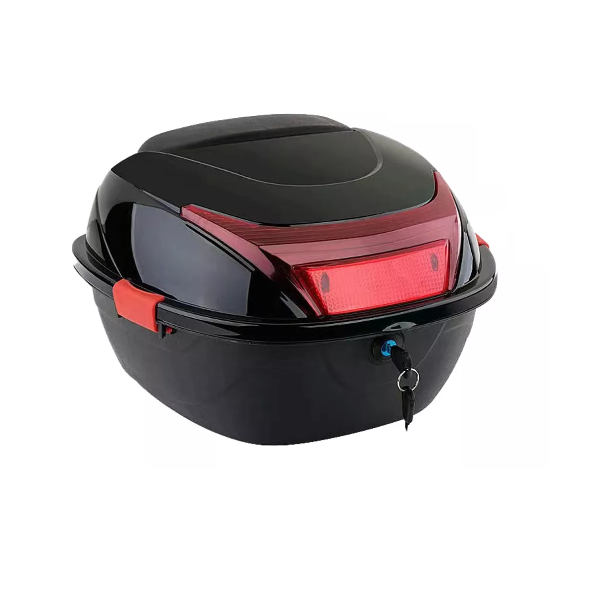 Caja Portaequipaje para Moto y Motonetas Eo Safe Imports ESI-12338 Negra