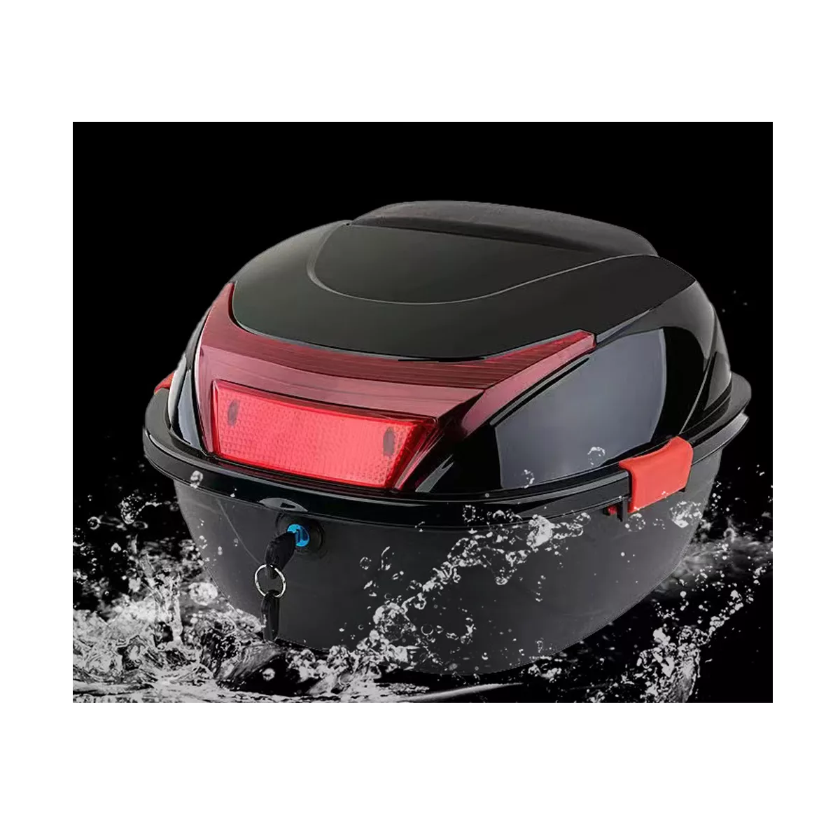 Foto 3 pulgar | Caja Portaequipaje para Moto y Motonetas Eo Safe Imports ESI-12338 Negra