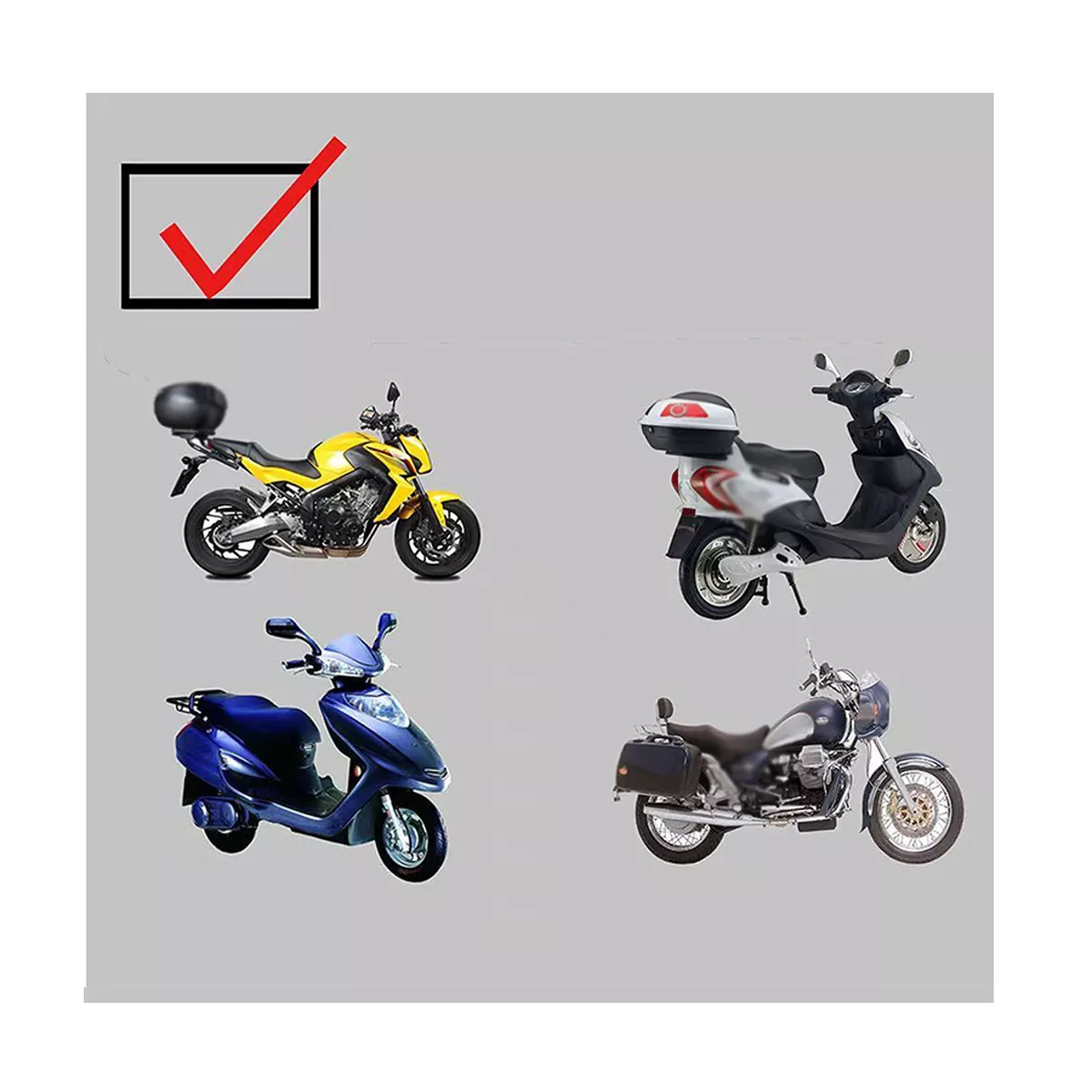 Foto 4 pulgar | Caja Portaequipaje para Moto y Motonetas Eo Safe Imports ESI-12338 Negra