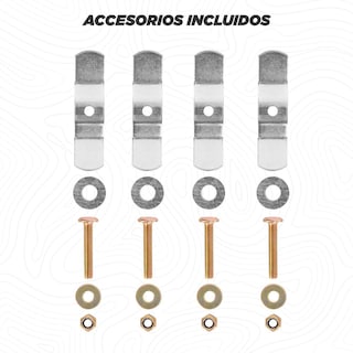 Foto 6 | Caja Portaequipajes para Motocicleta Kinlley 47l con Respaldo y Forro Universal Plata