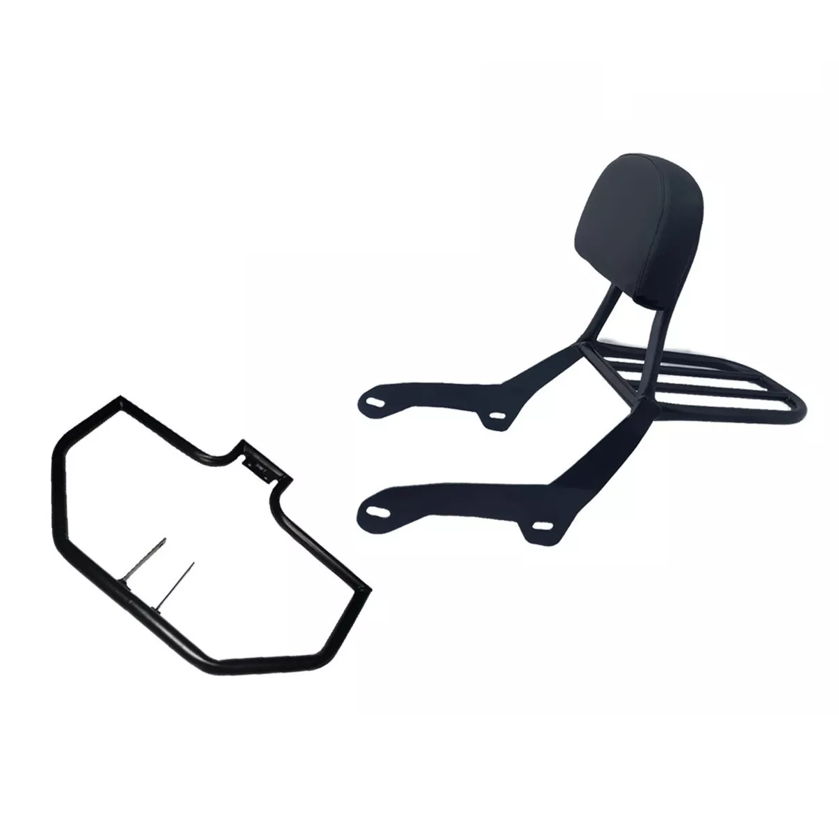 Foto 2 pulgar | Respaldo + Defensa Tipo Harley Eo Safe Imports Esi-16805 Negro