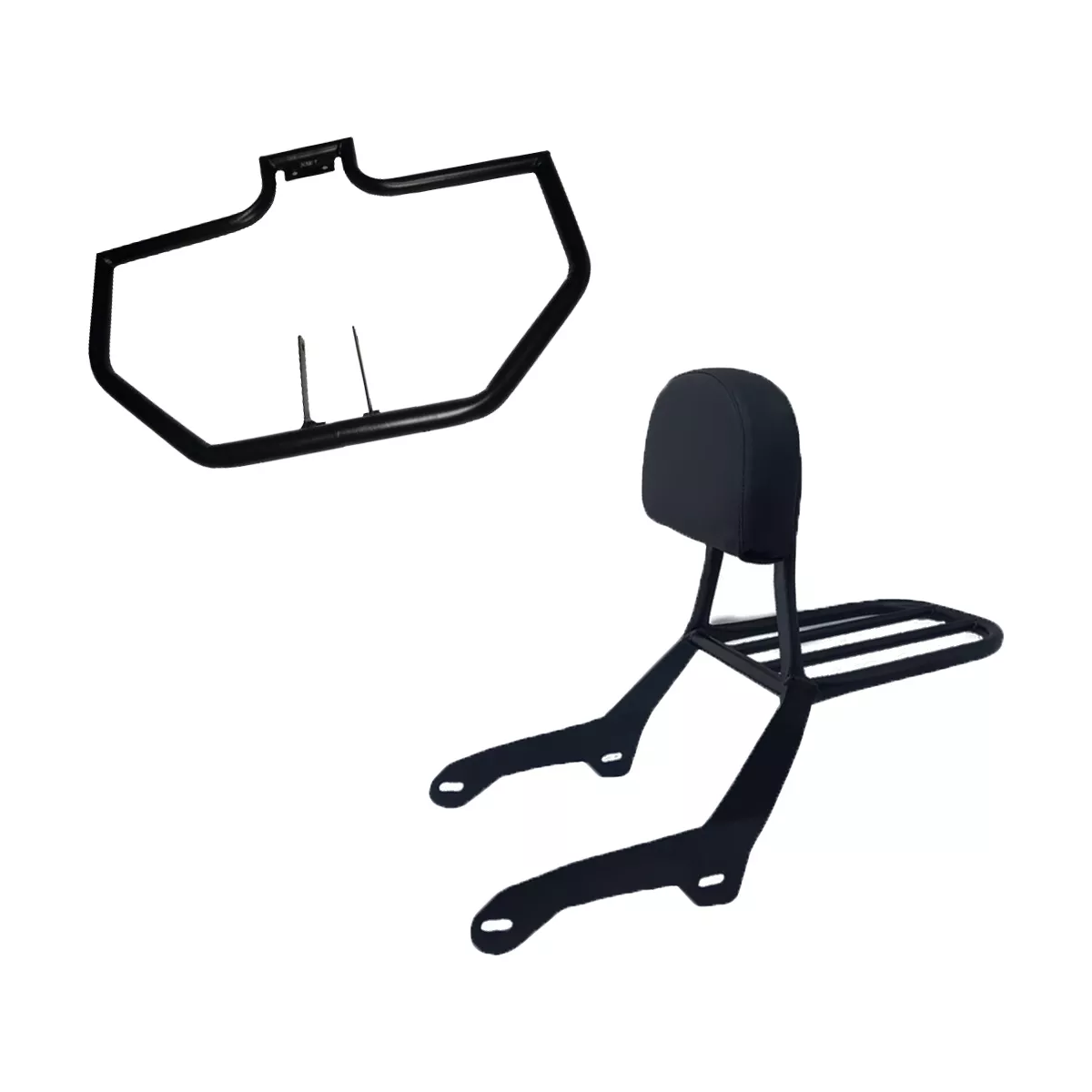 Foto 3 pulgar | Respaldo + Defensa Tipo Harley Eo Safe Imports Esi-16805 Negro