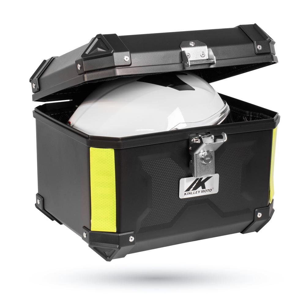 Caja Maletero Cajuela Porta Equipaje Moto 37l Negro Kinlley