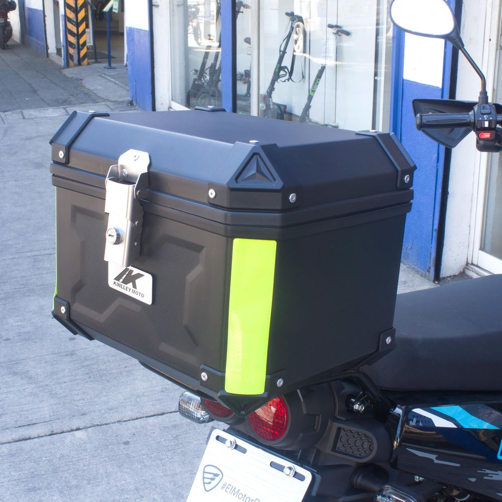 Foto 6 | Caja Maletero Cajuela Porta Equipaje Moto 37l Negro Kinlley