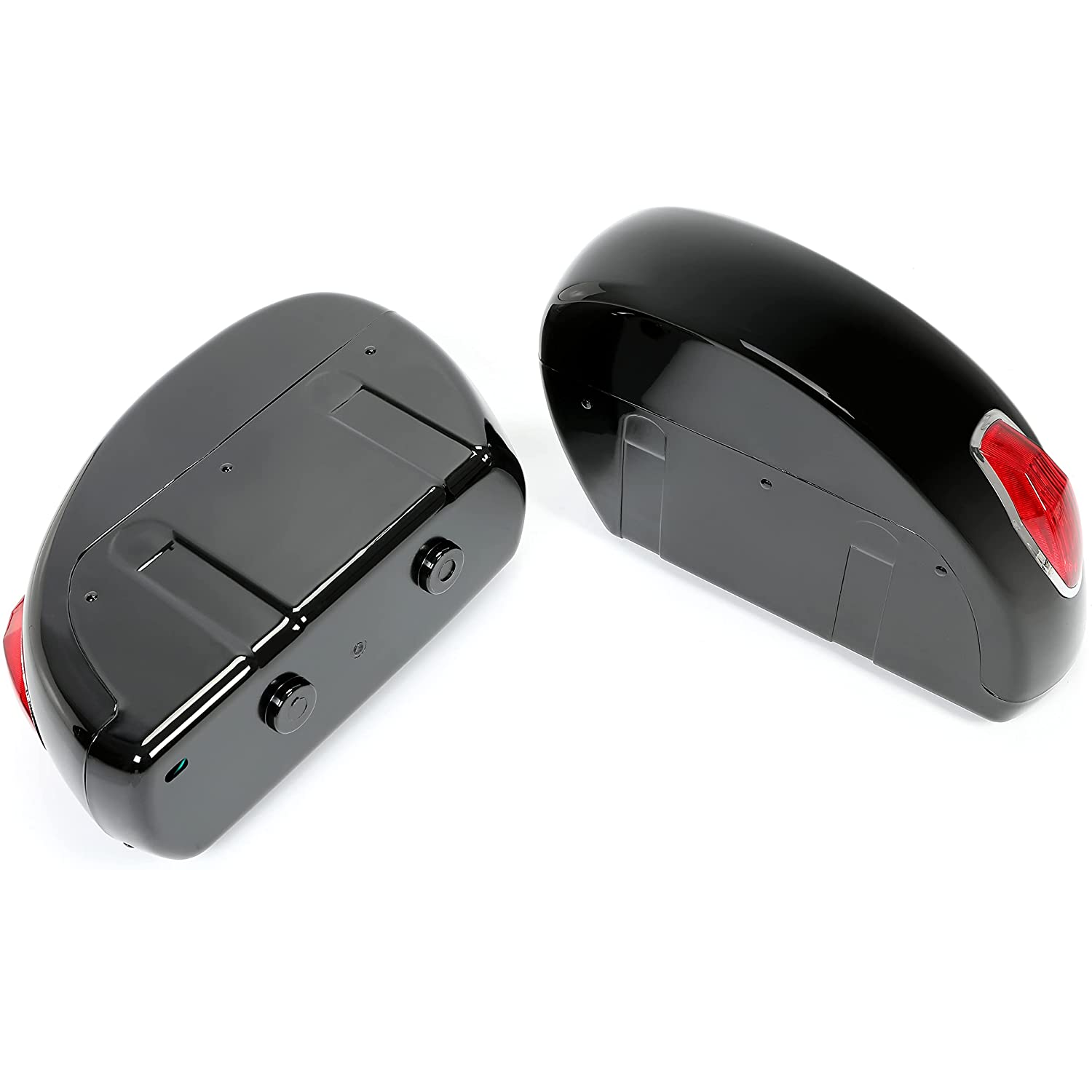 Foto 4 pulgar | Alforjas Universales con Luz para Motocicleta Atrápame color Negro