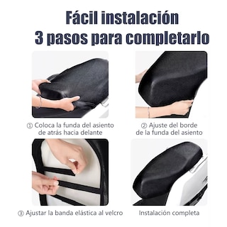 Foto 3 | Malla Funda Cubre Asiento Motocicleta Universal Eo Safe Imports Esi-16808 Negro