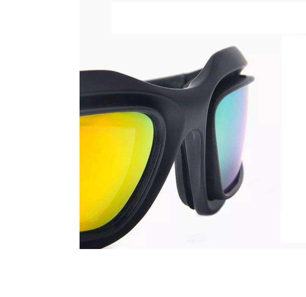 Foto 4 pulgar | Lentes Tácticos para Motociclista Eo Safe Imports Esi3727 color Negro