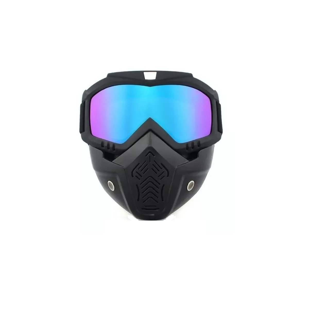 Máscara y Goggles Tornasol Gotcha Motociclismo Skate Eo Safe Imports Esi-5196 color Azul