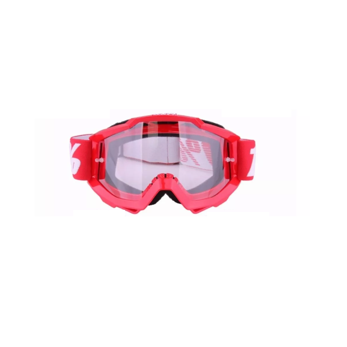 Foto 2 pulgar | Googles Tácticos Motocross Esquí Gafas Anti Quimico Fluidos Eo Safe Imports Esi-12750 Rojo