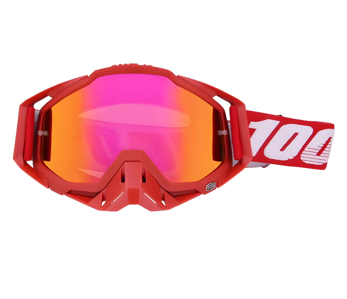 Foto 2 pulgar | Goglesss Motocross Gafas De Esquí Tacticos Anti Niebla, Rojo