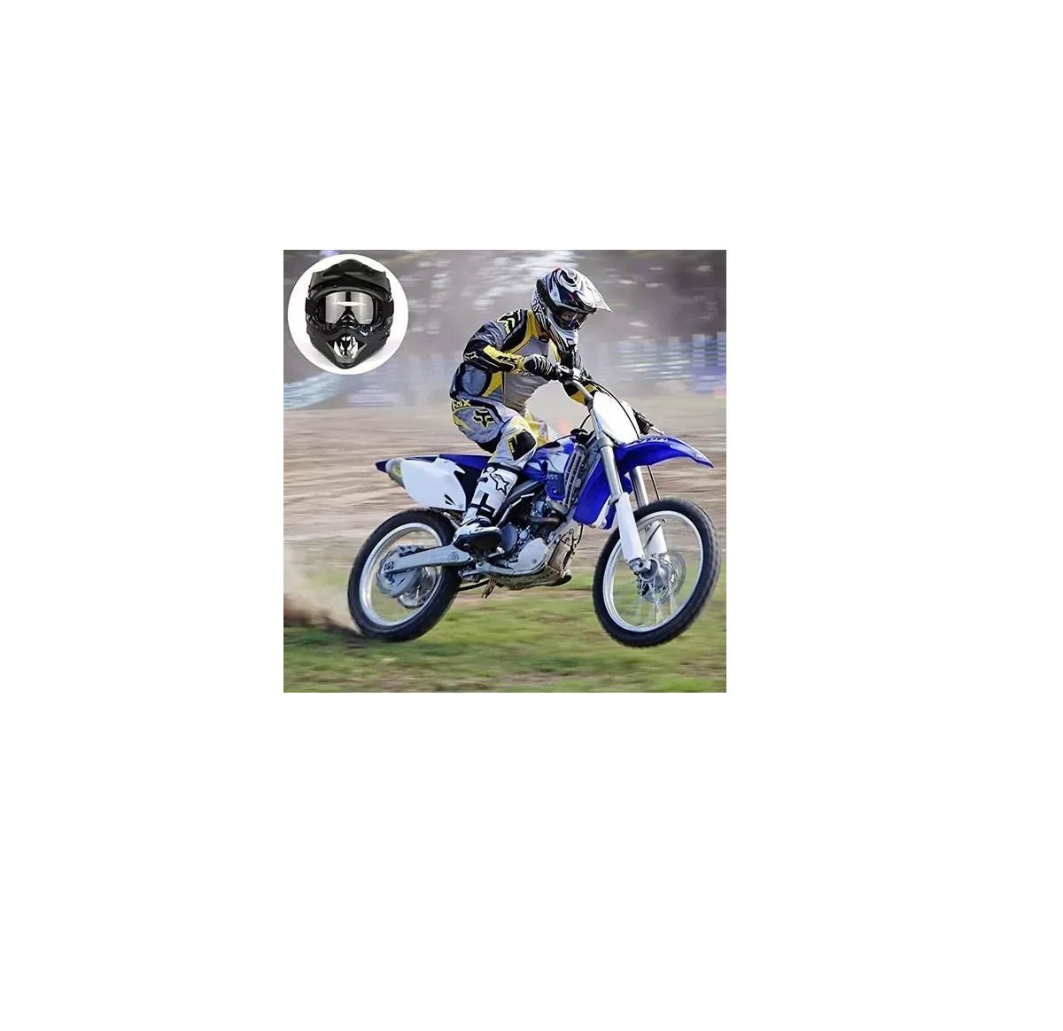 Foto 3 pulgar | Googles Motocross Gafas Rzr Moto Anti Niebla Eo Safe Imports Esi-3730-1 Amarillo