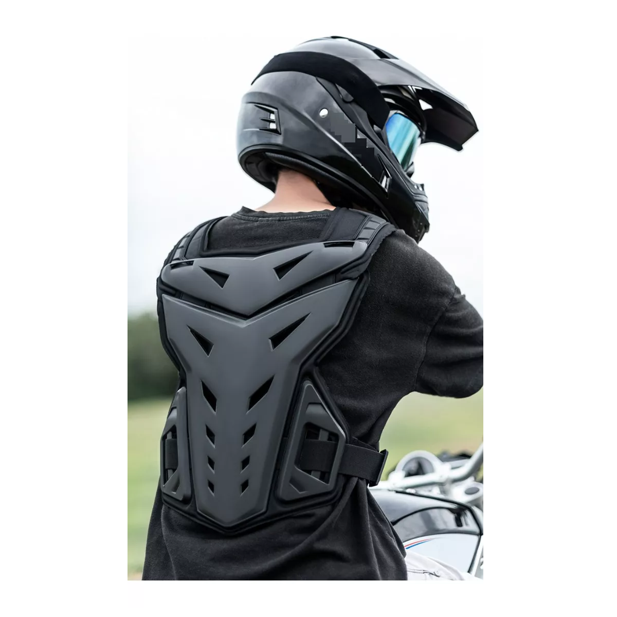 Foto 2 | Chaleco Protector de Motociclista Eo Safe Imports ESI-9026 Negro