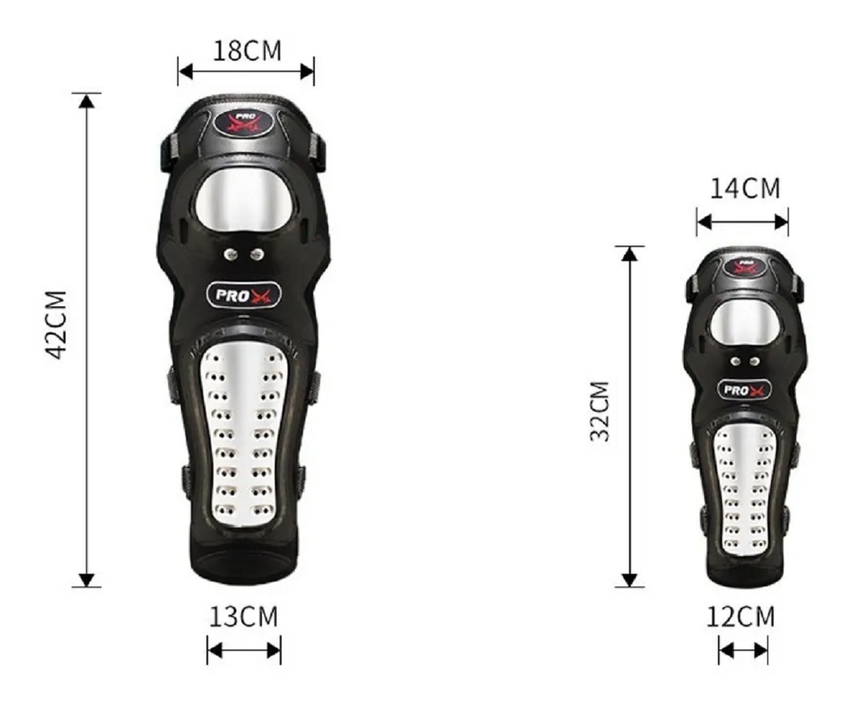 Foto 3 | Rodilleras y Coderas Malubero de Acero Inoxidable para Motocicleta