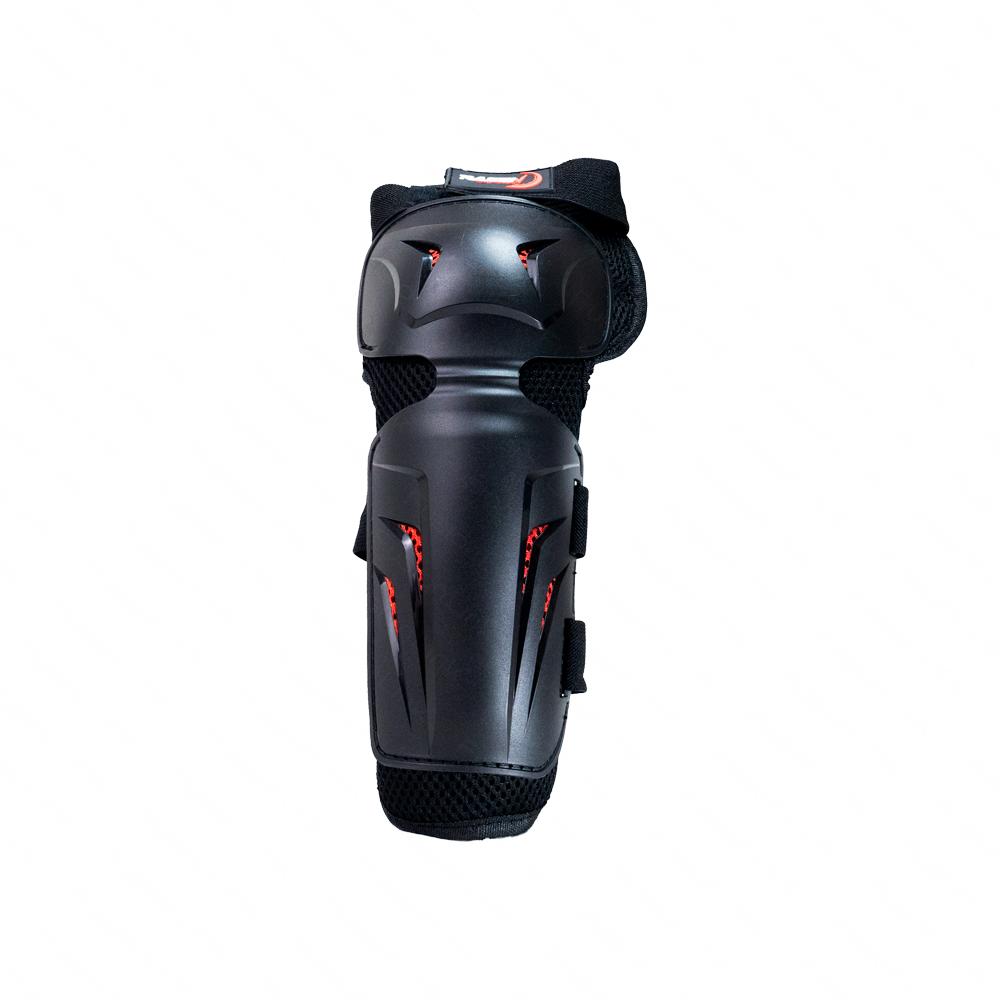 Foto 6 pulgar | Set De Protección Para Moto Rasen: Coderas Y Rodilleras Con Franjas Rojas