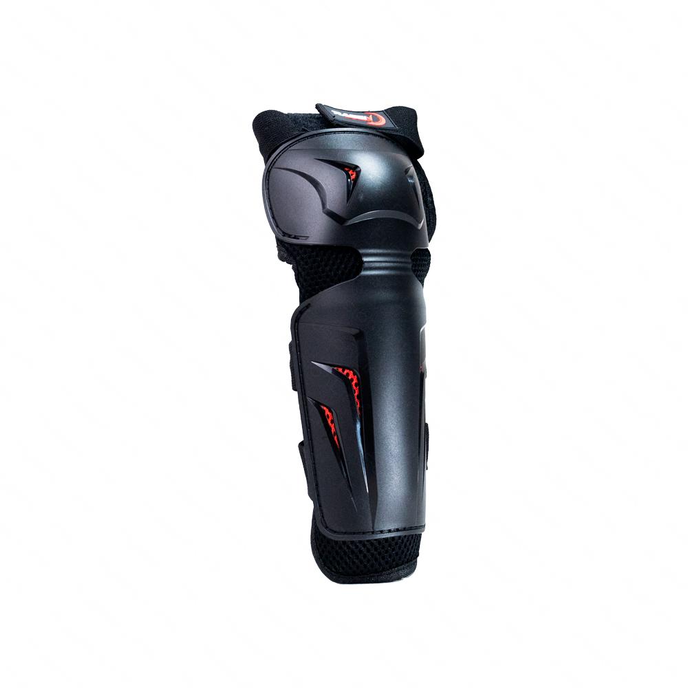 Foto 7 pulgar | Set De Protección Para Moto Rasen: Coderas Y Rodilleras Con Franjas Rojas