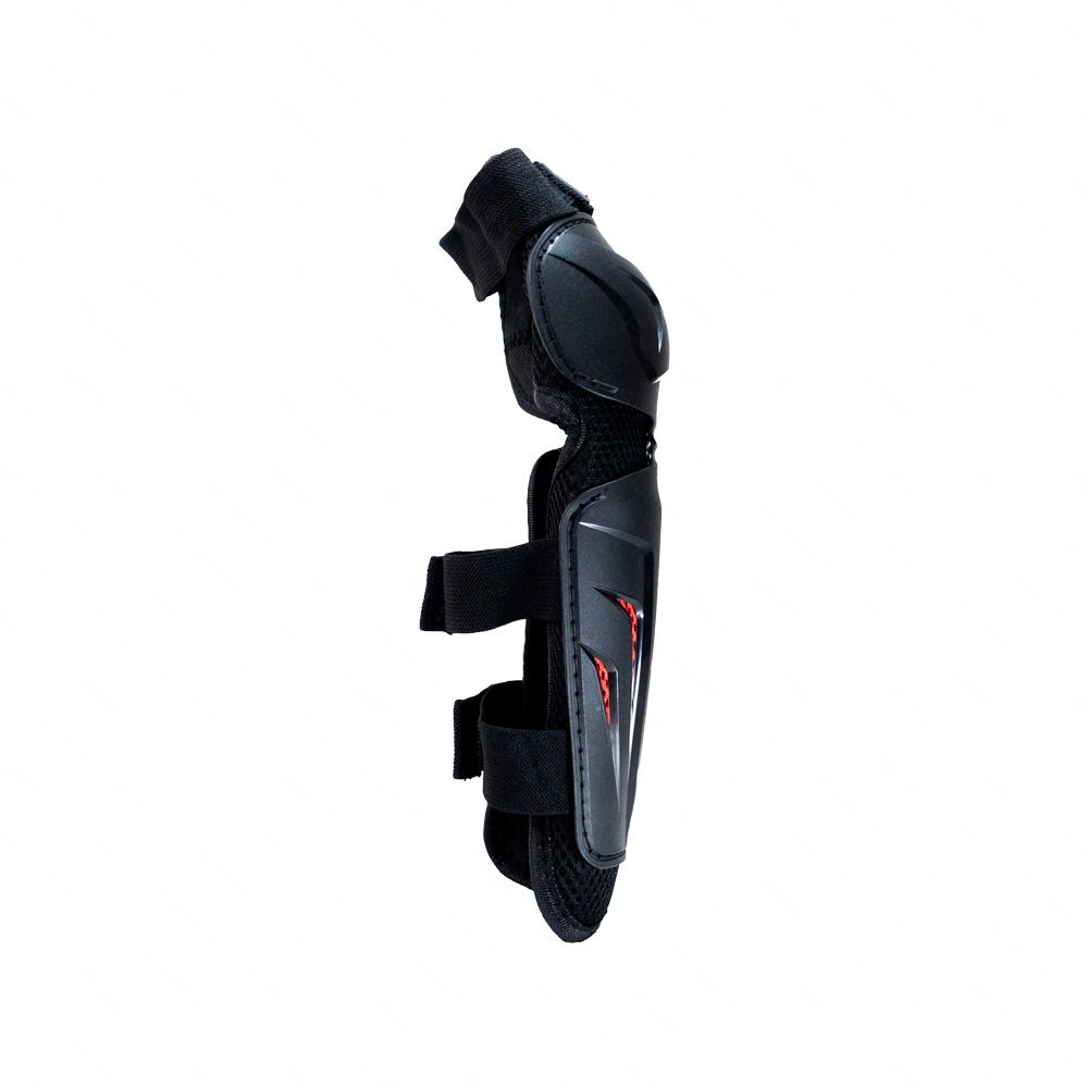 Foto 7 | Set De Protección Para Moto Rasen: Coderas Y Rodilleras Con Franjas Rojas