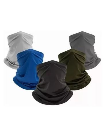 Pack de 5 Bandanas Multicolor con Cierre Elástico y Protección SPF40