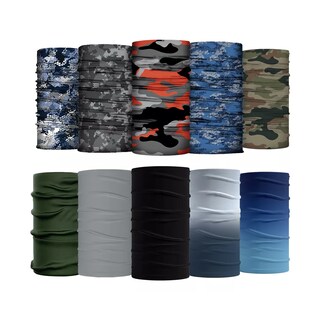 Foto 1 | Máscaras Deportivas Multifuncionales con Camuflaje 10 Piezas
