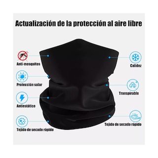 Foto 4 | Máscaras Deportivas Multifuncionales con Camuflaje 10 Piezas