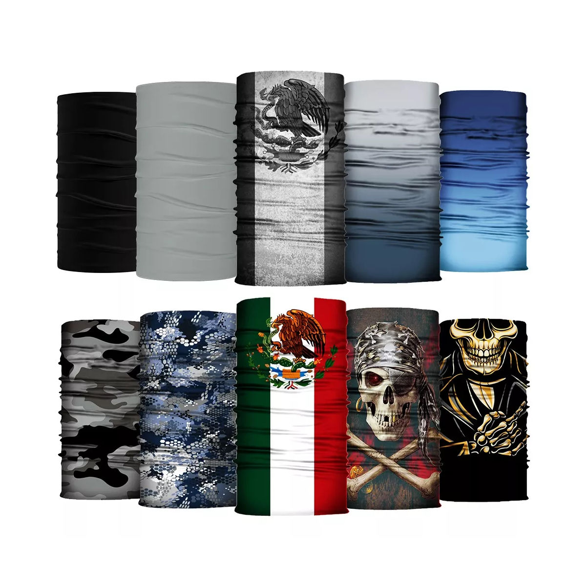 Foto 2 pulgar | Bandanas Deportivas Multifuncionales para Moto y Ciclismo