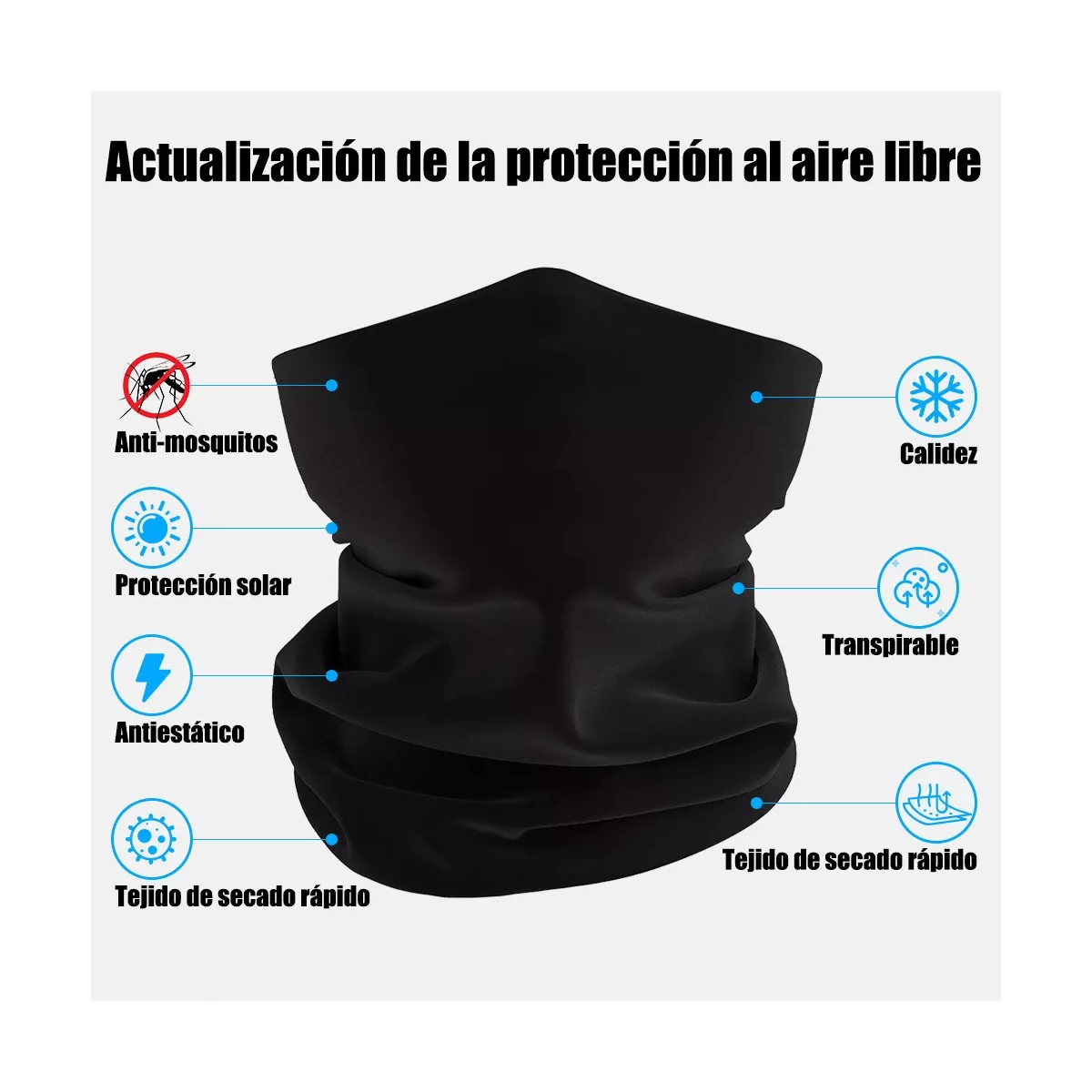 Foto 5 pulgar | Bandanas Deportivas Multifuncionales para Moto y Ciclismo