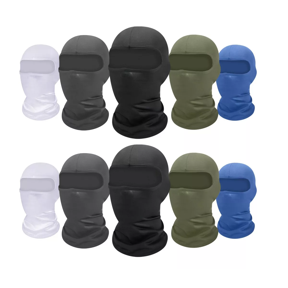 Foto 2 pulgar | Kit Bandana Pasamontañas Balaclava Táctico Máscara Moto 10 Pack Eo Safe Imports Esi-17462 Multicolor
