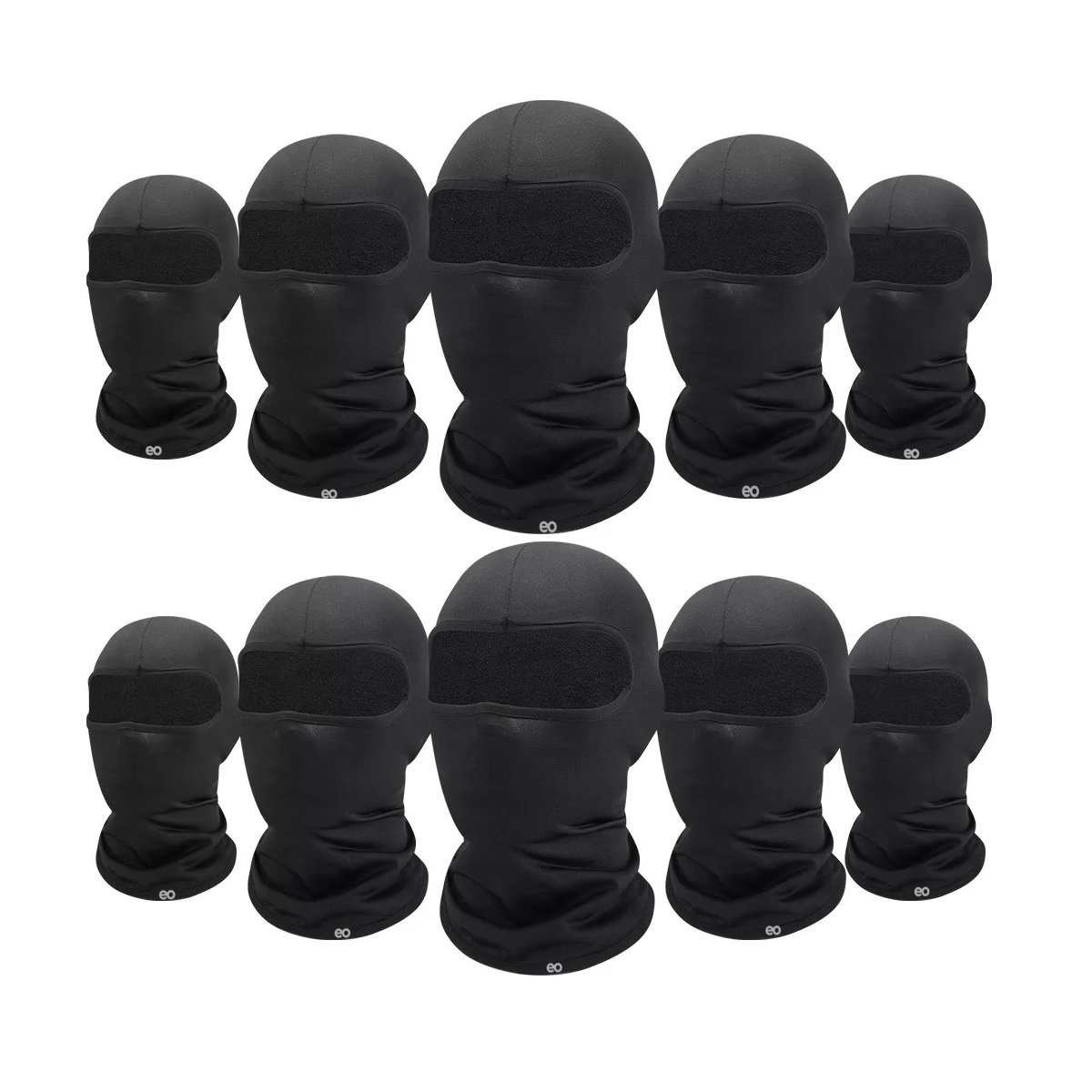 Foto 2 pulgar | Kit Bandana Pasamontañas Balaclava Táctico Moto 10 Pack Eo Safe Imports Esi-17463-1 Negro