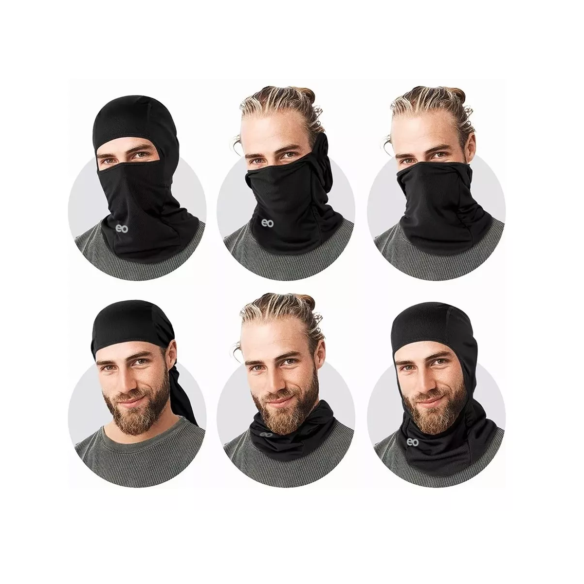 Foto 4 pulgar | Kit Bandana Pasamontañas Balaclava Táctico Moto 10 Pack Eo Safe Imports Esi-17464-1 Multicolor