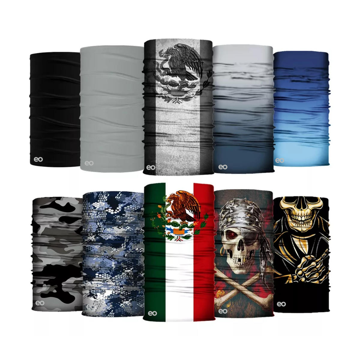 Bandanas Deportivas Para Moto Ciclismo Eo Safe Imports Esi-15889-1 Multicolor