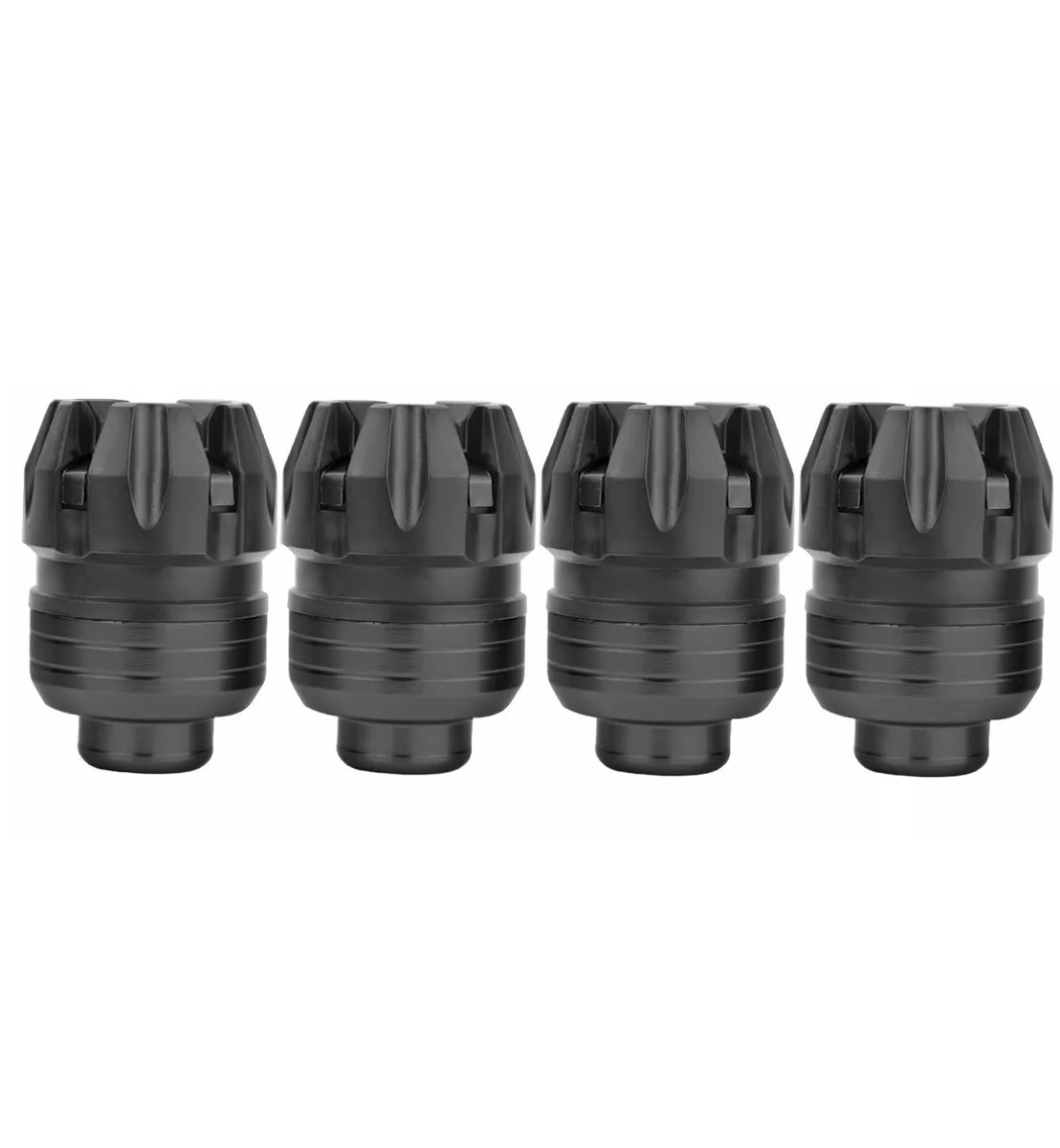 Set de Sliders Eje Llanta Universal para Motocicleta Eo Safe Imports ESI-8990 Negro 4 Piezas