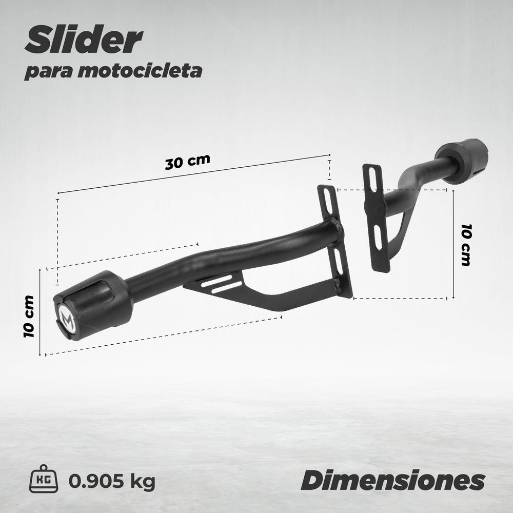 Foto 3 pulgar | Slider Para Motocicleta Mach Universal Stunt Color Negro