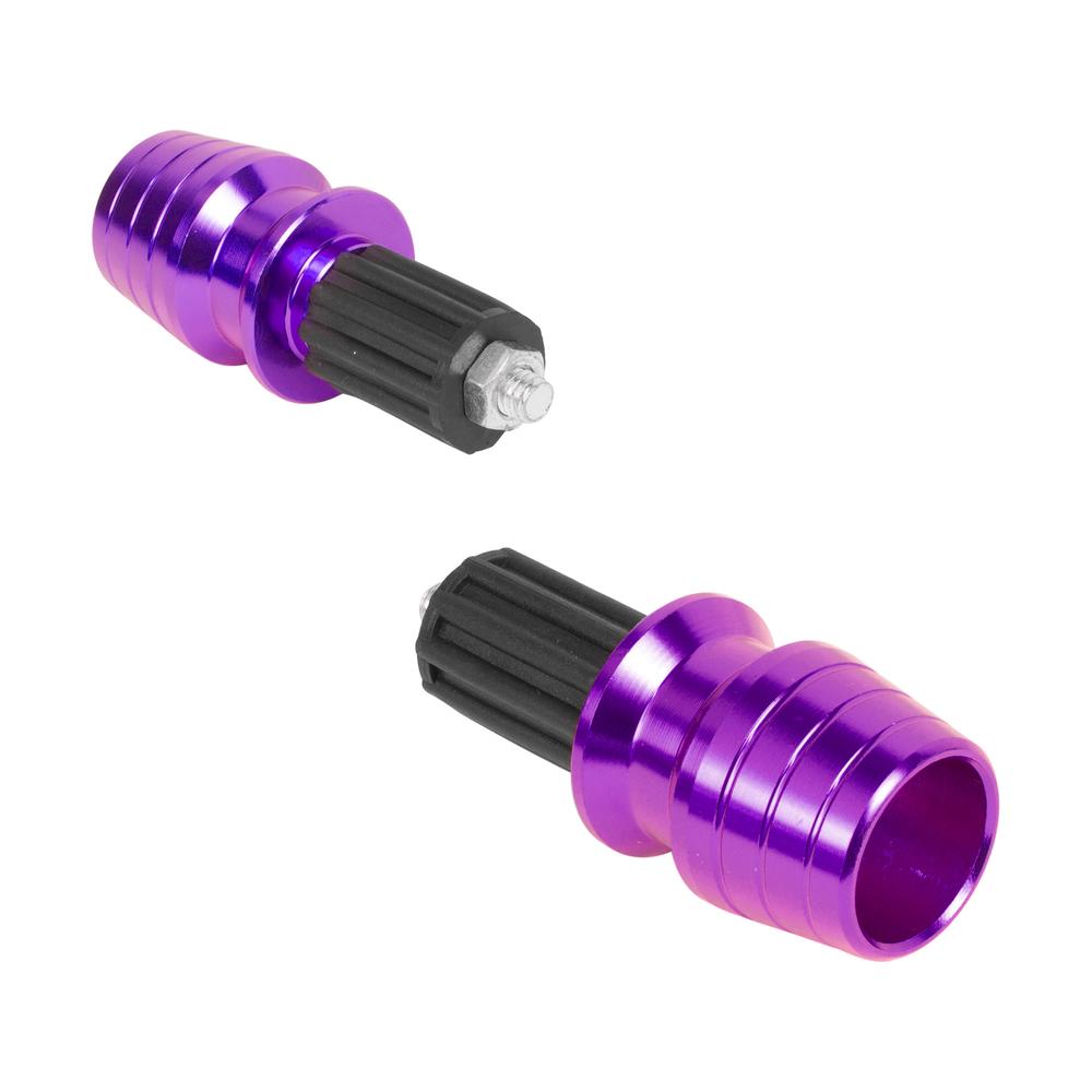 Par Jgo Contrapesos Morado Para Moto Universal Kinlley