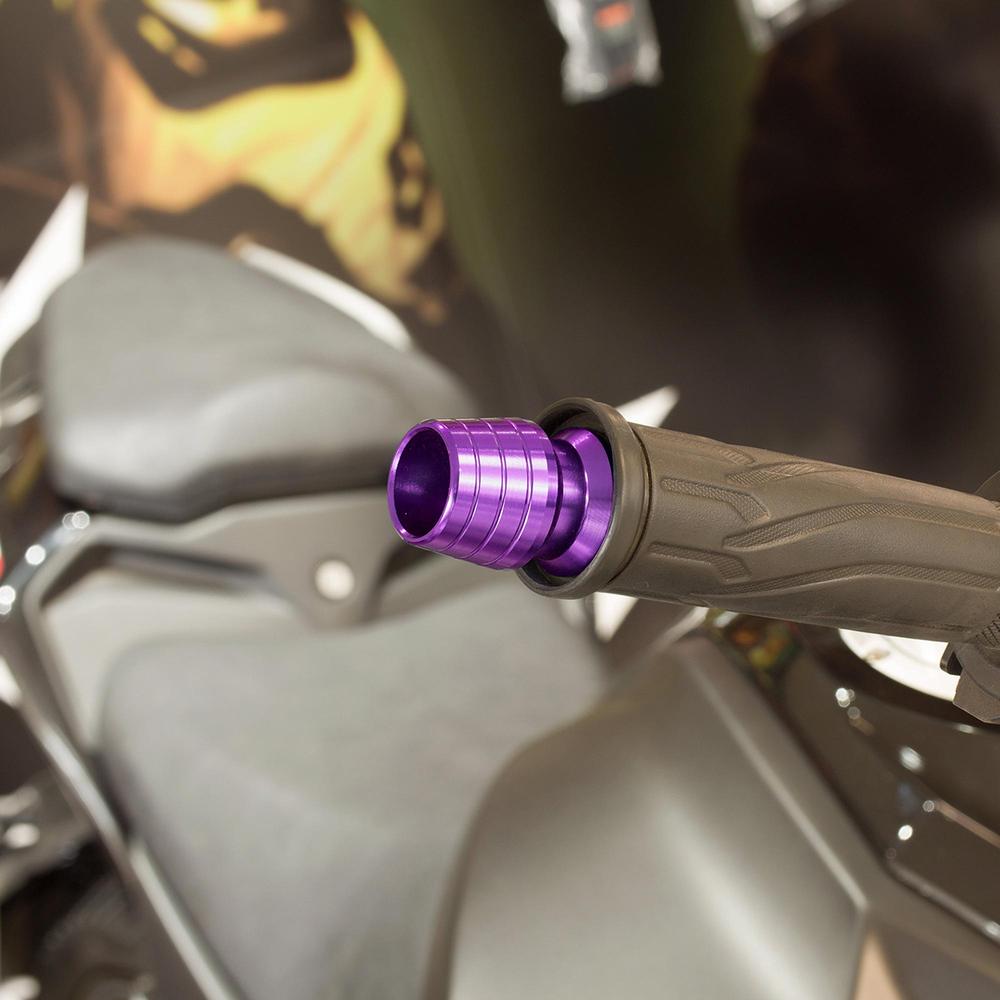 Foto 5 pulgar | Par Jgo Contrapesos Morado Para Moto Universal Kinlley