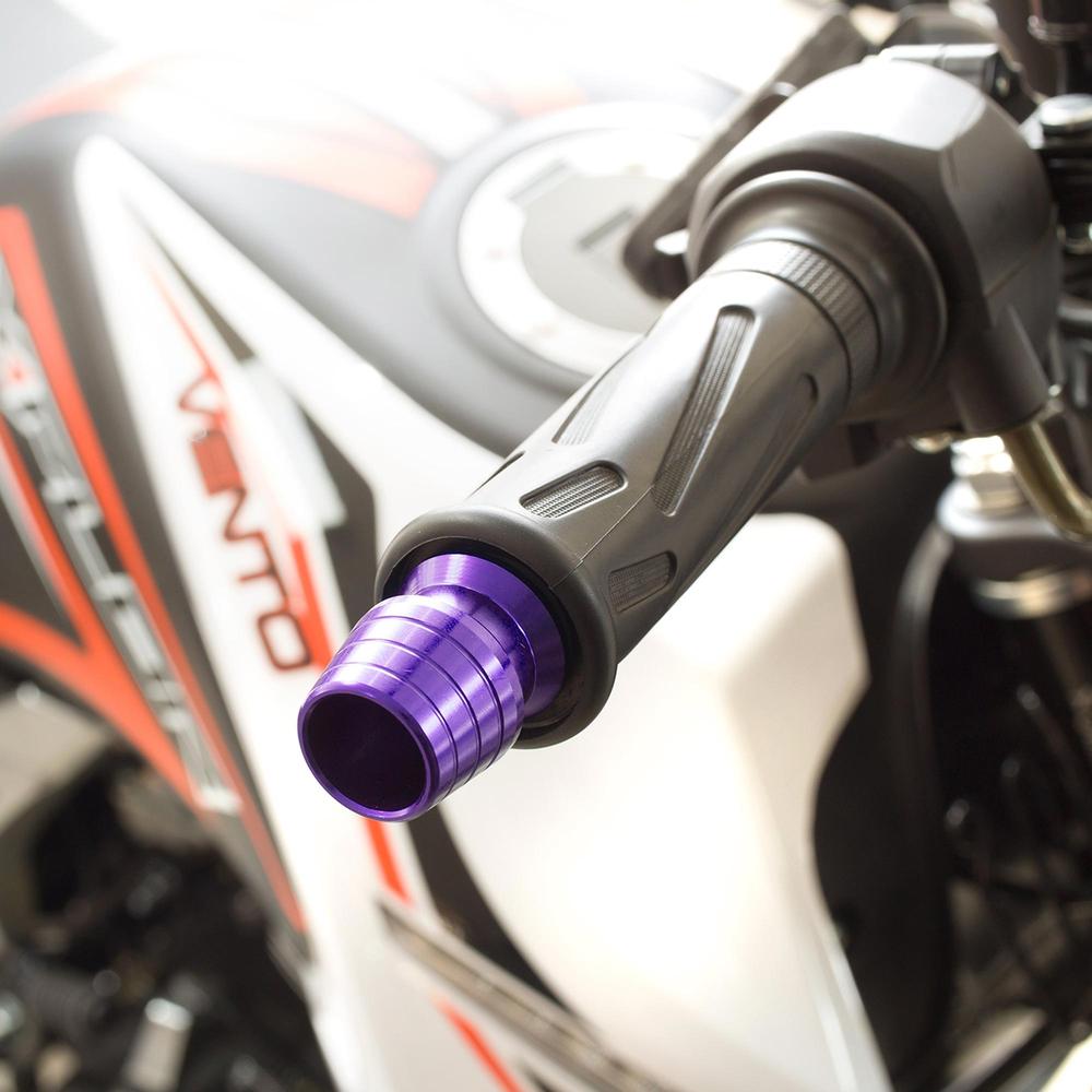 Foto 7 pulgar | Par Jgo Contrapesos Morado Para Moto Universal Kinlley