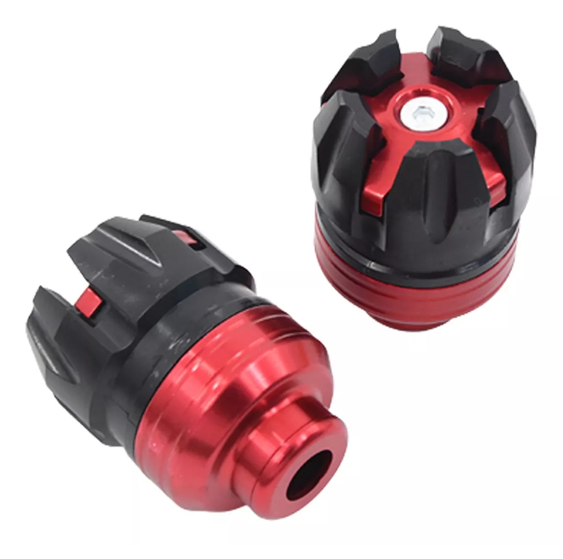 Foto 6 pulgar | Slider Eje De Llanta Universal Motocicleta 4 Pcs Rojo