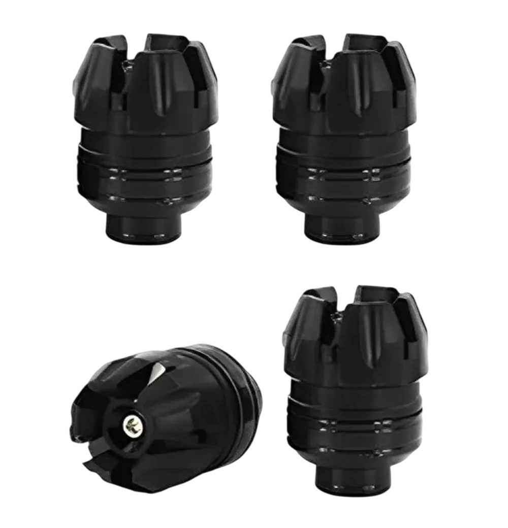Foto 2 pulgar | Slider Eje De Llanta Universal Motocicleta 4 Pcs Negro